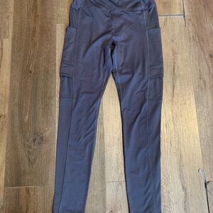 Pink Active women Dark Gray Leggings Size M